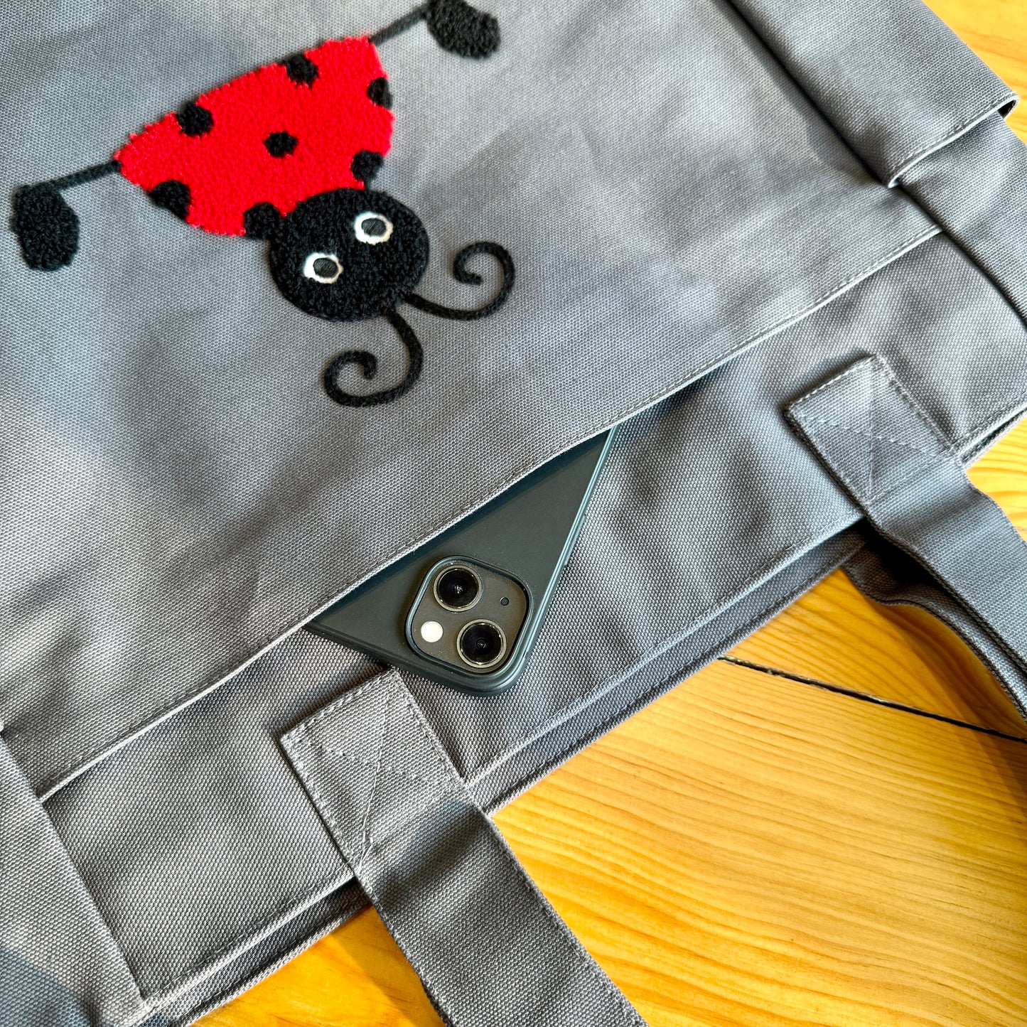Beetle Tufted Tote Bag π