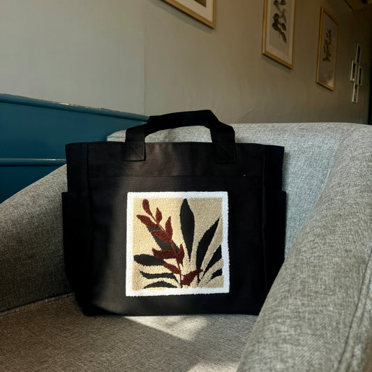 Leafy Tufted Tote Bag πΏ