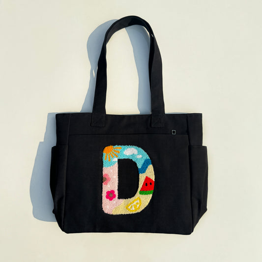 D Tufted Tote Bag