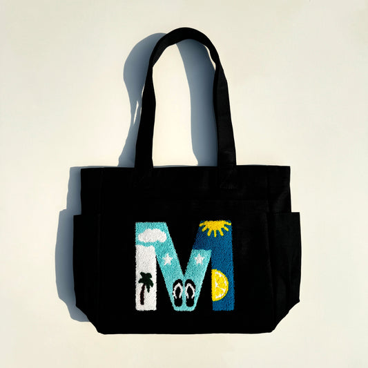 M Tufted Tote Bag