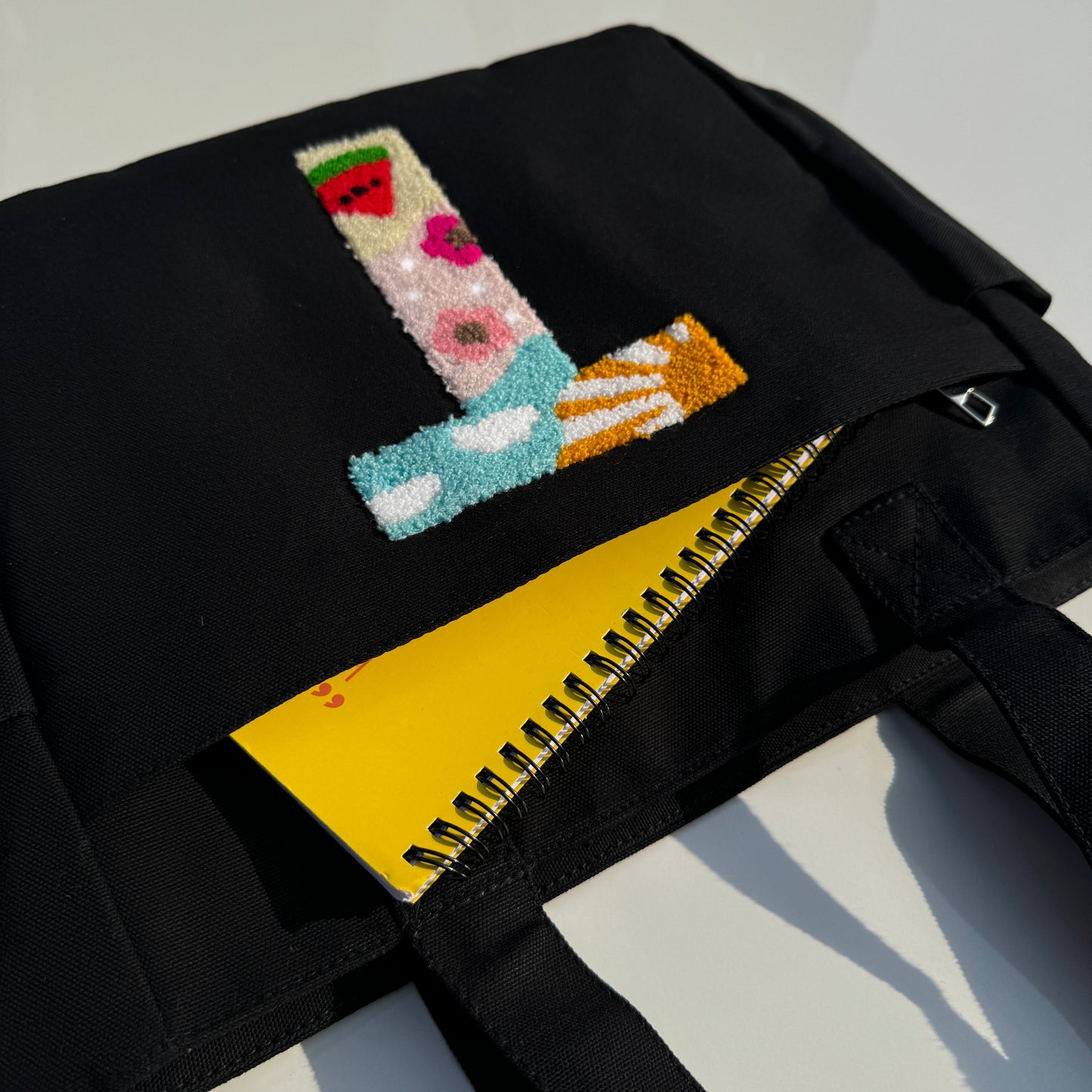 T Tufted Tote Bag