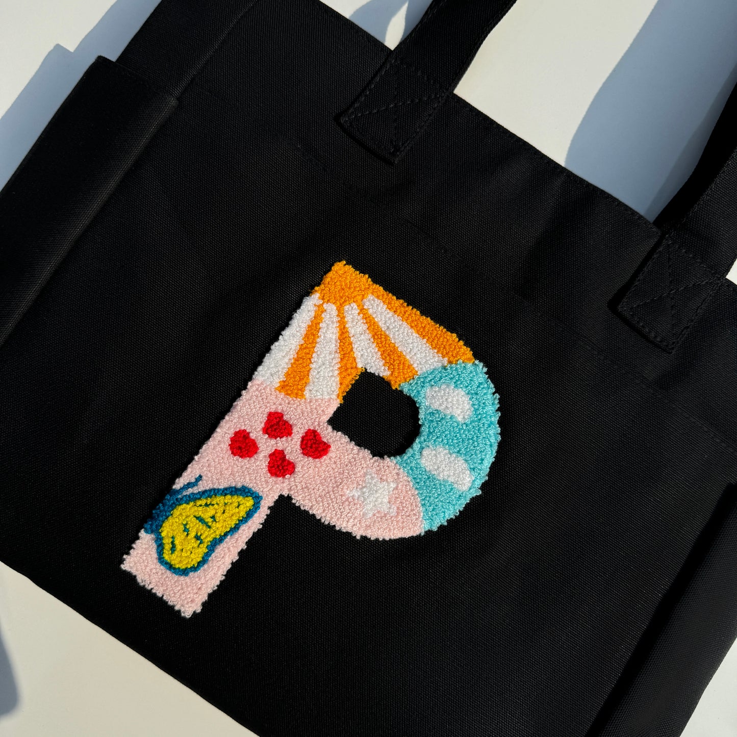P Tufted Tote Bag