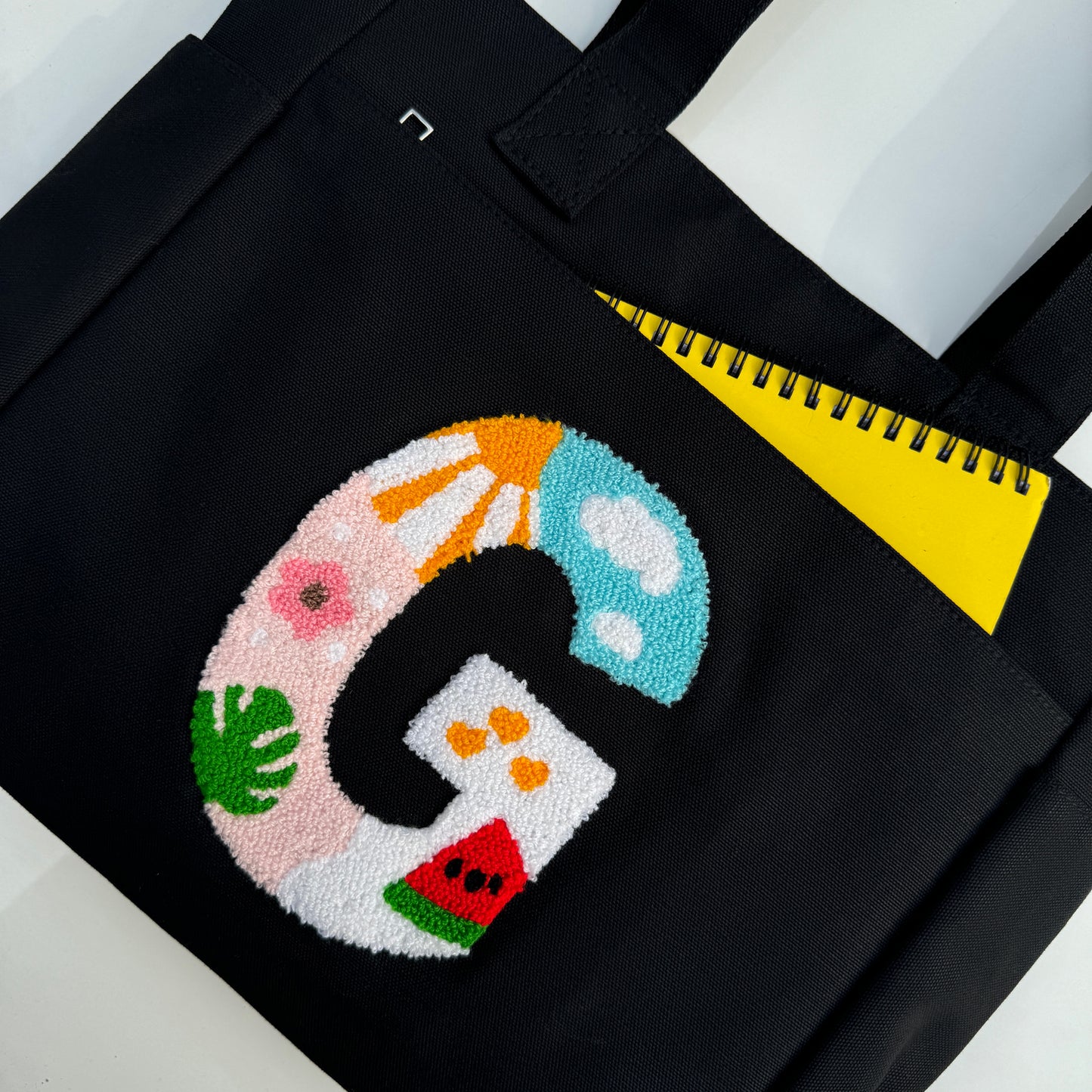G Tufted Tote Bag