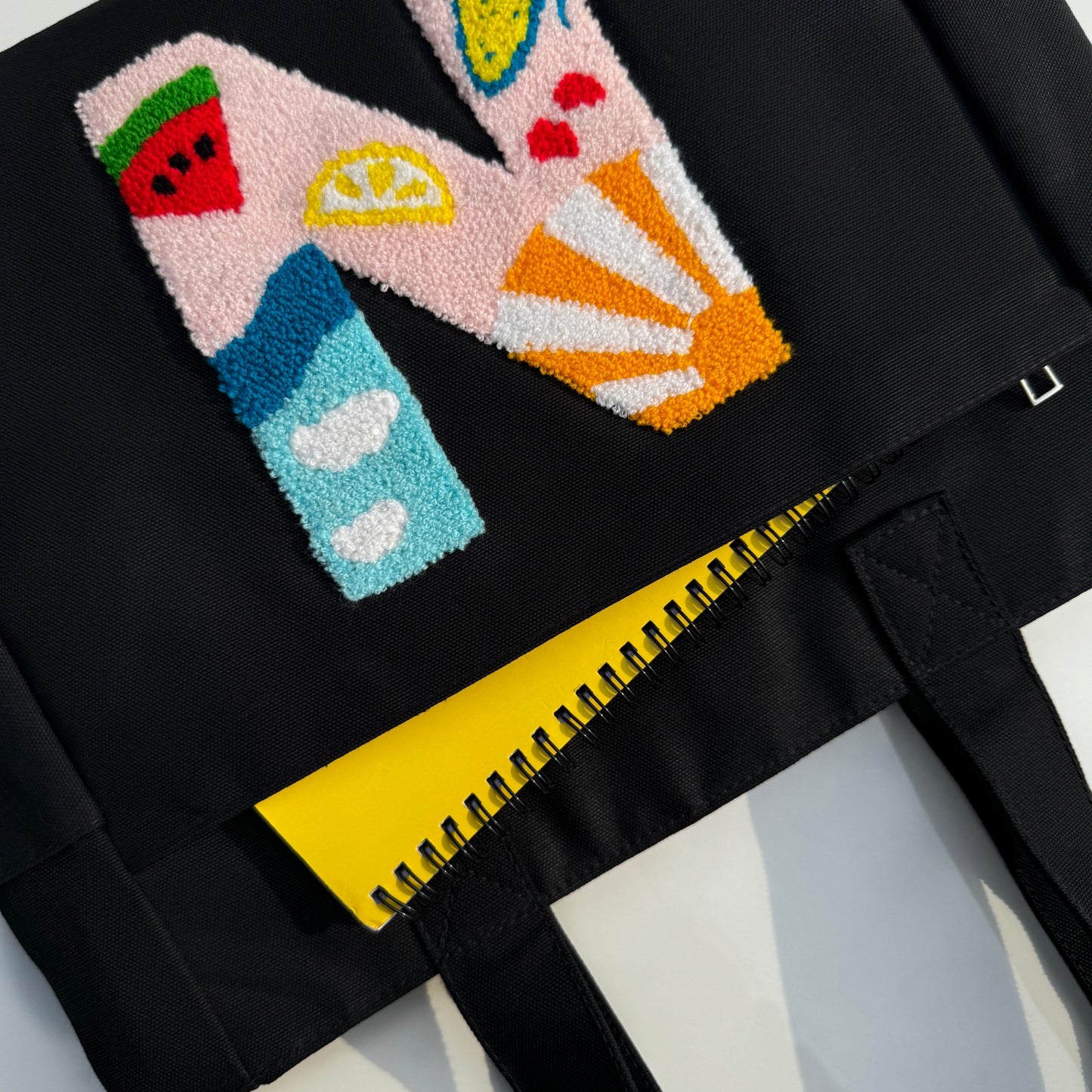 N Tufted Tote Bag