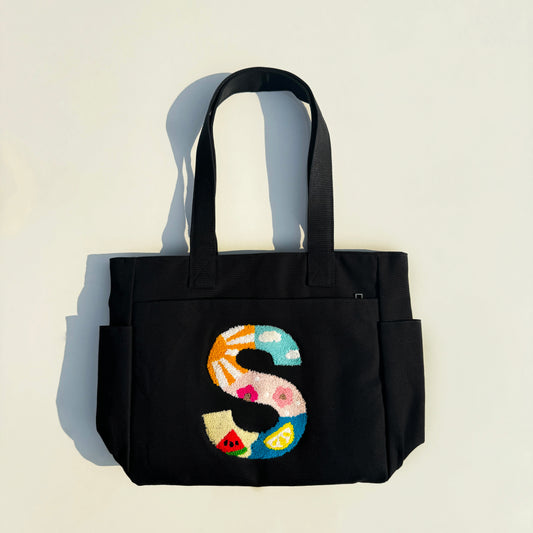 S Tufted Tote Bag