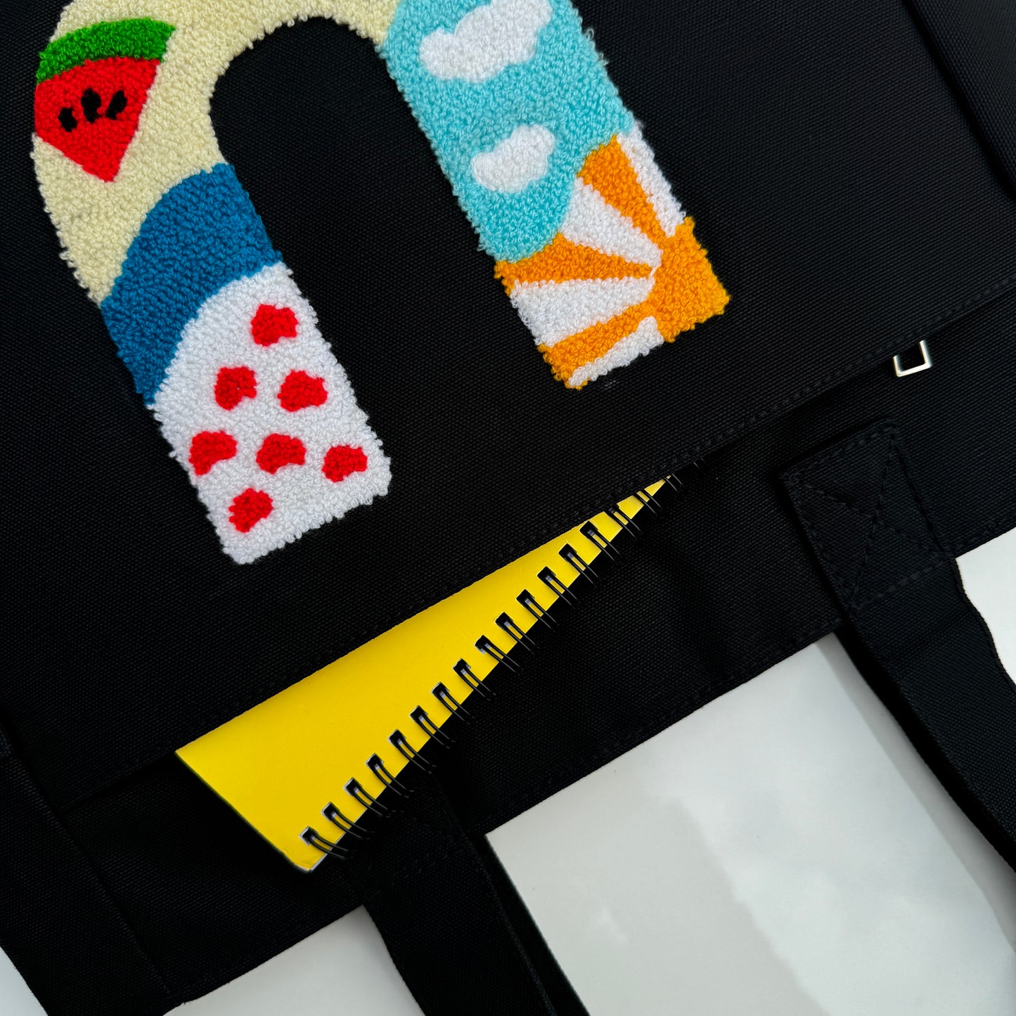 U Tufted Tote Bag