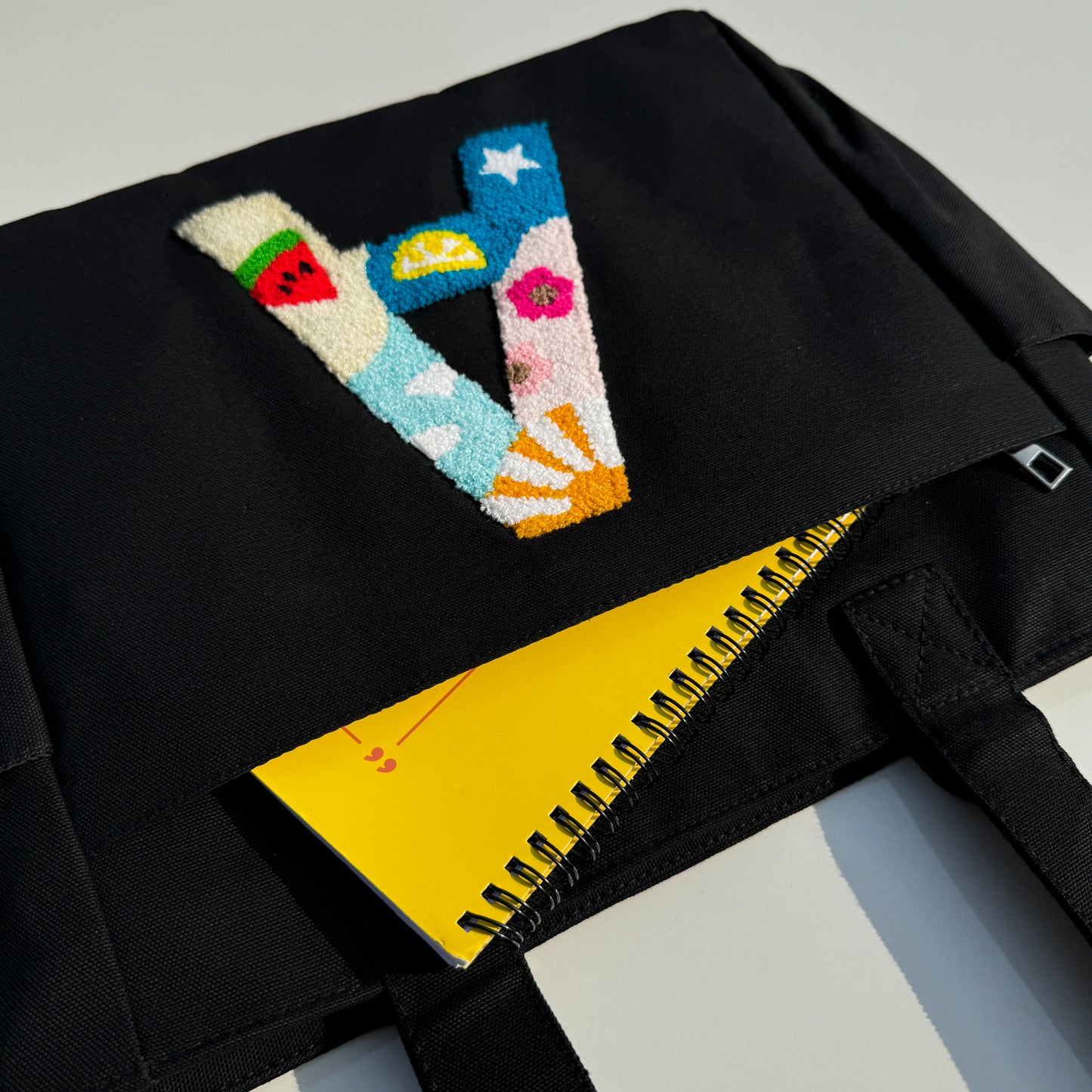 A Tufted Tote Bag