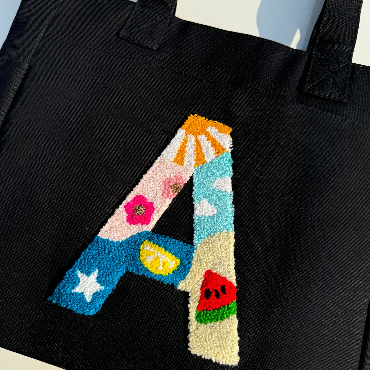 A Tufted Tote Bag
