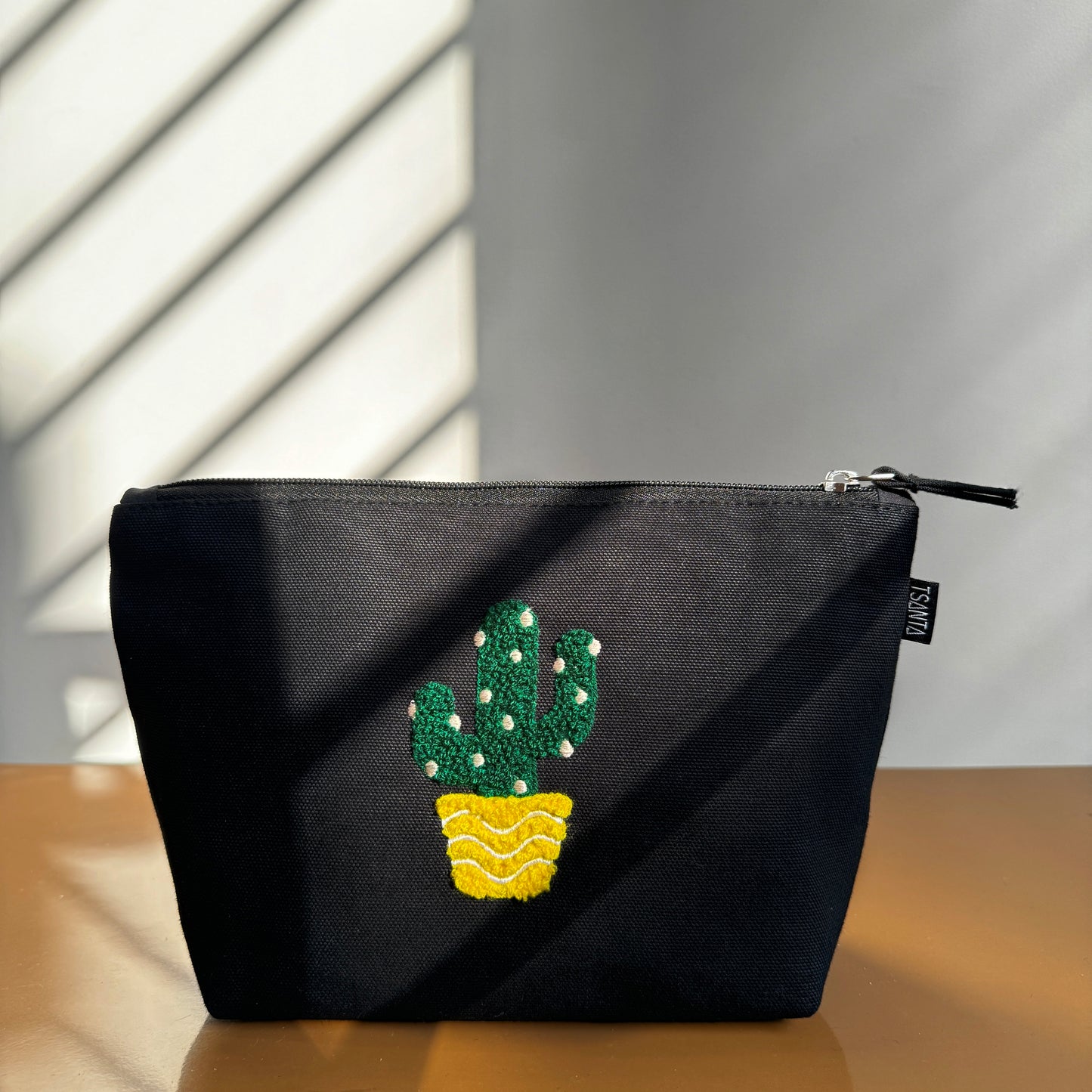 Leafy Tote + Cactus Pouch 🌵
