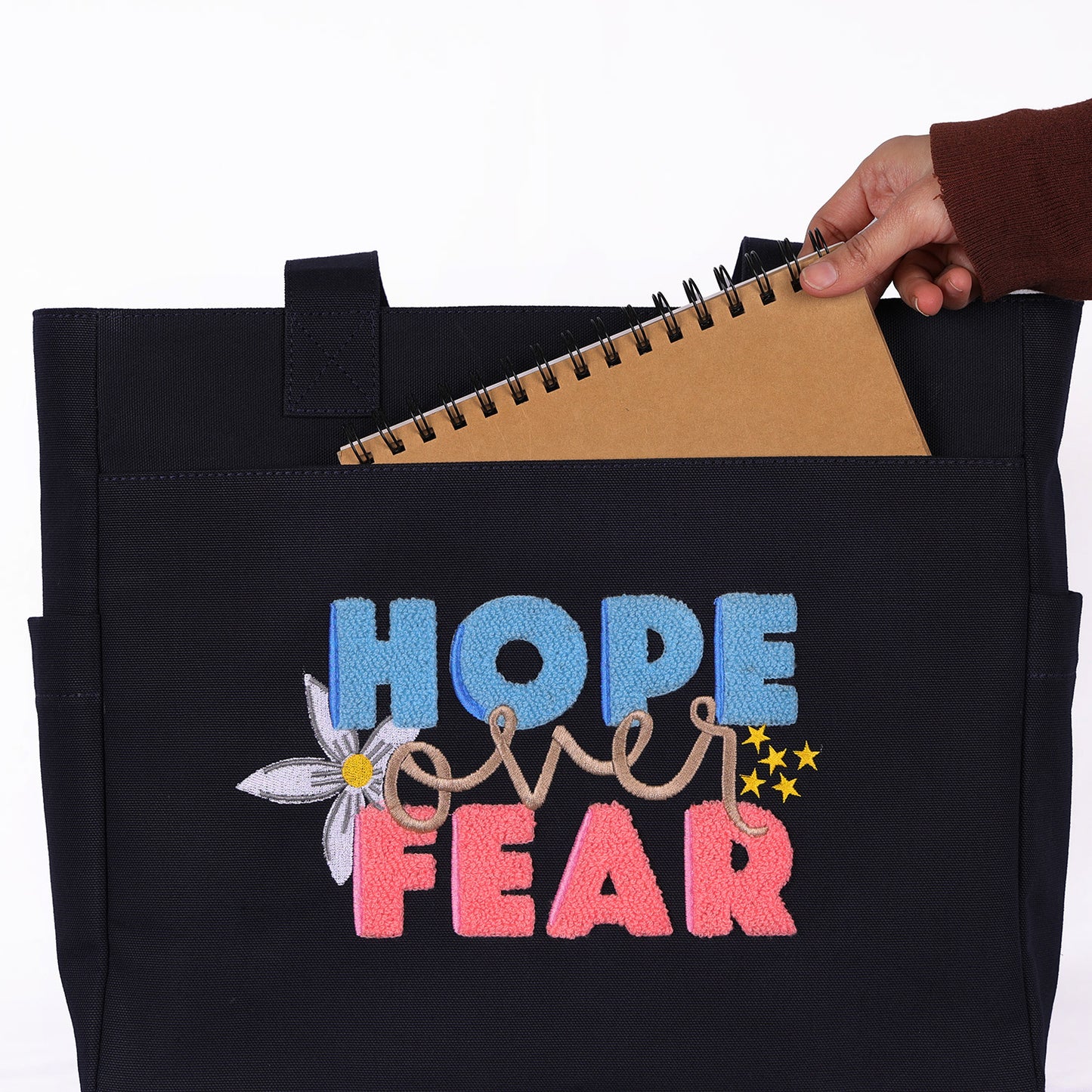Hope Tote (Navy Blue)