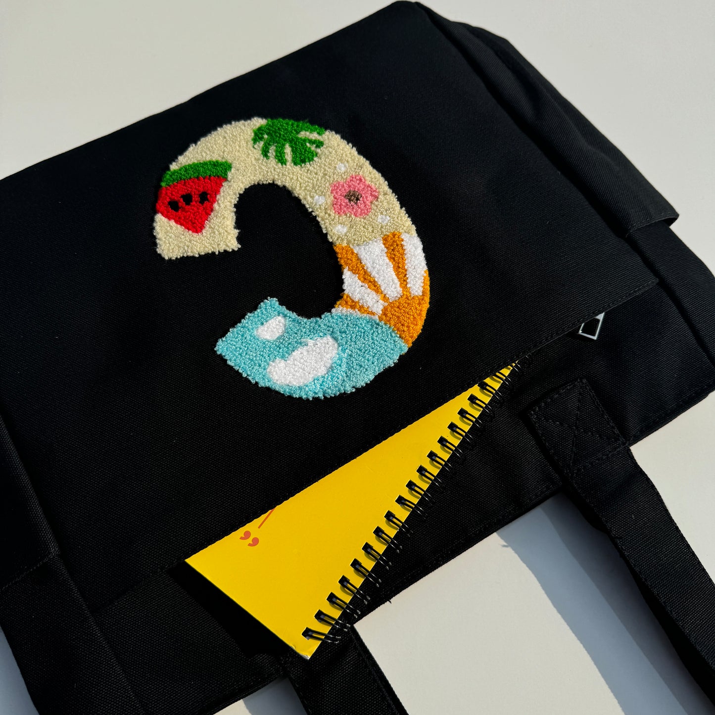 C Tufted Tote Bag