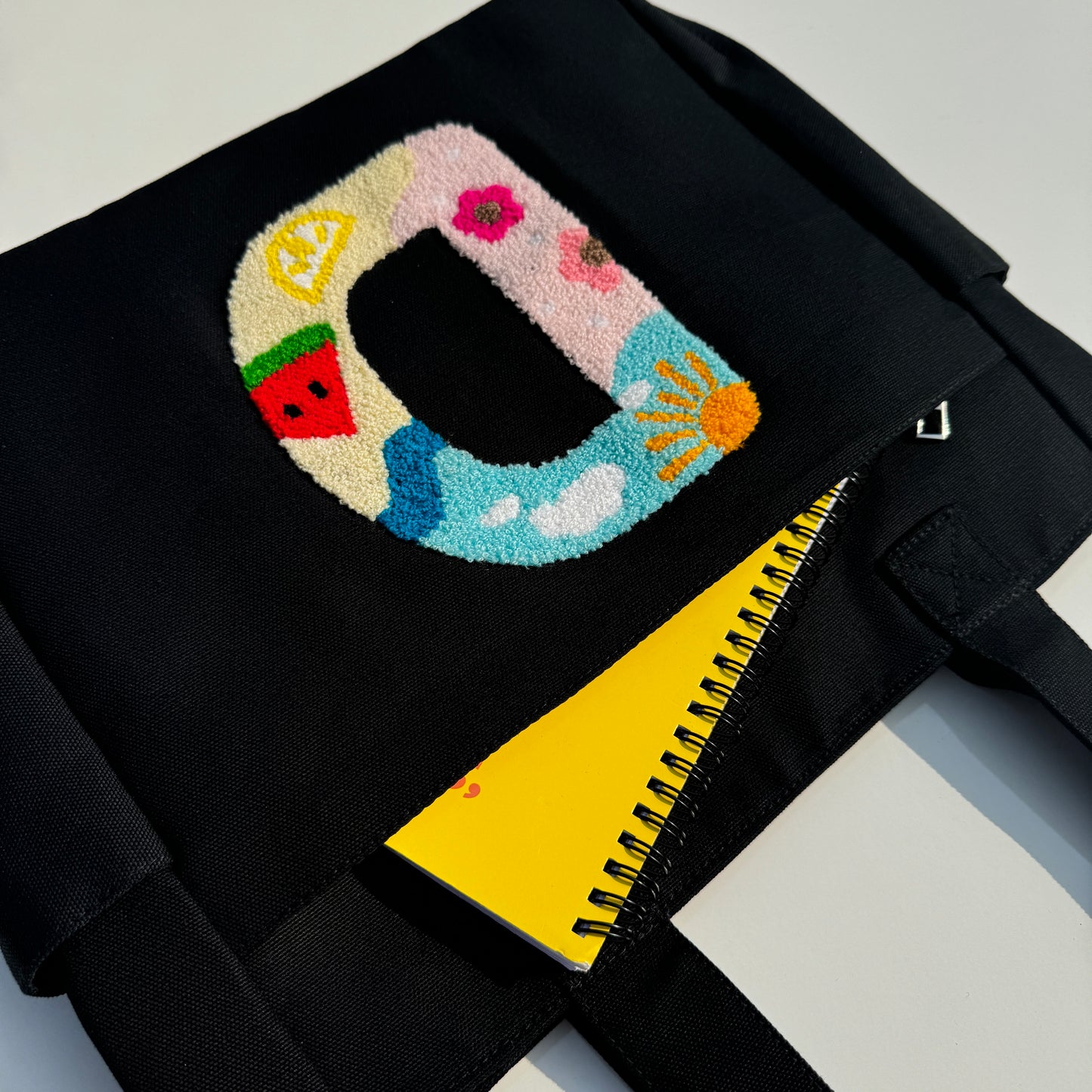 D Tufted Tote Bag
