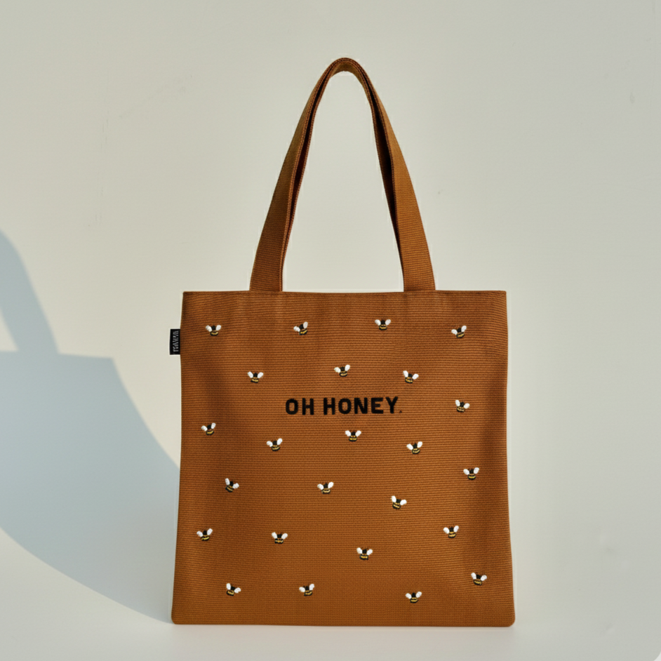 Oh Honey! Canvas Tote Bag
