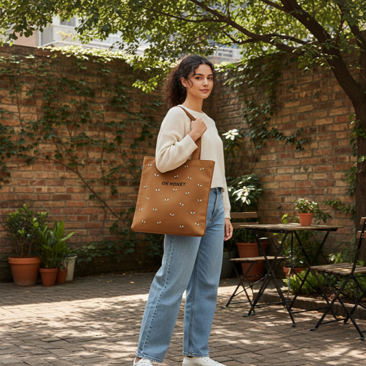 Oh Honey! Canvas Tote Bag