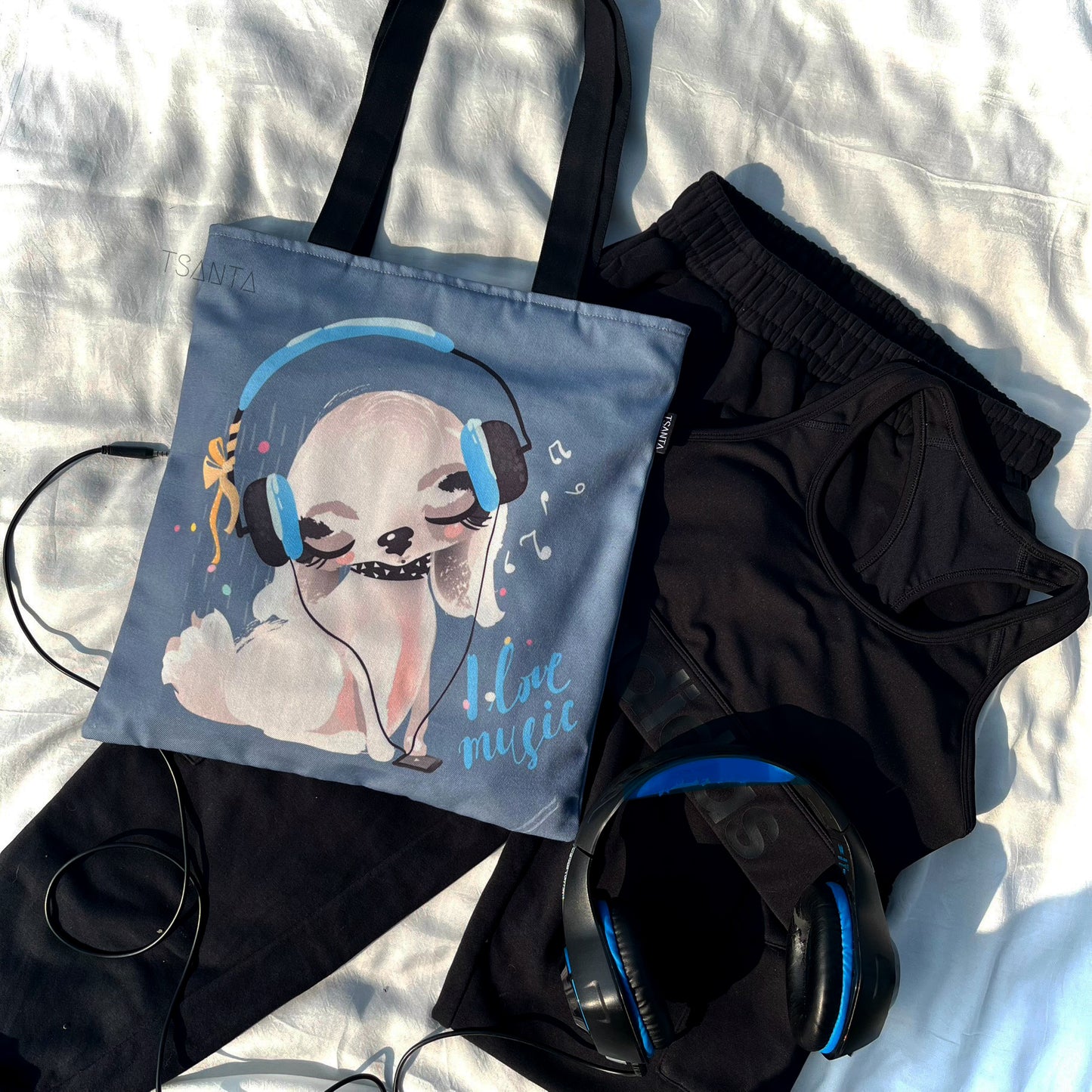 Music love tote