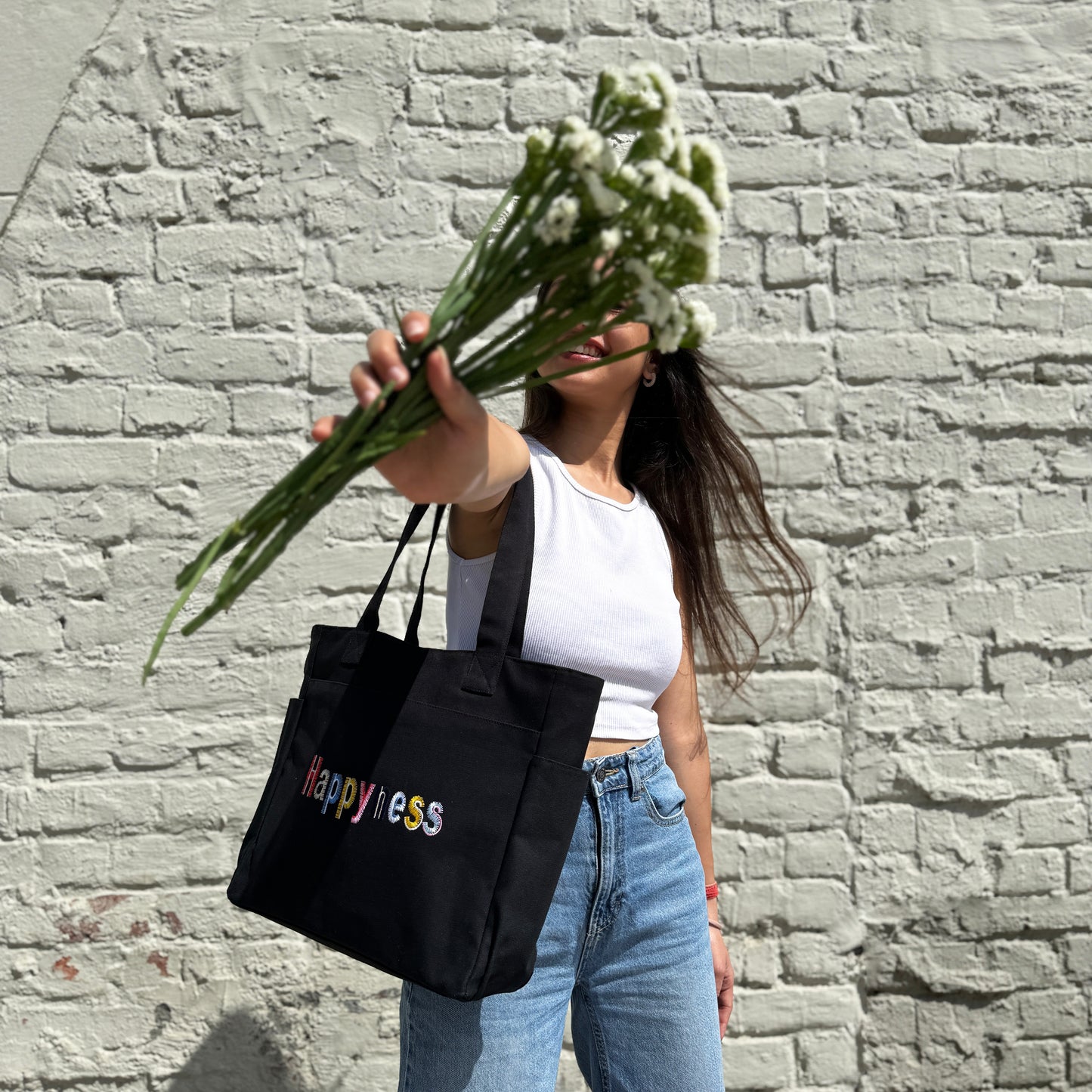 Happyness Tote Bag