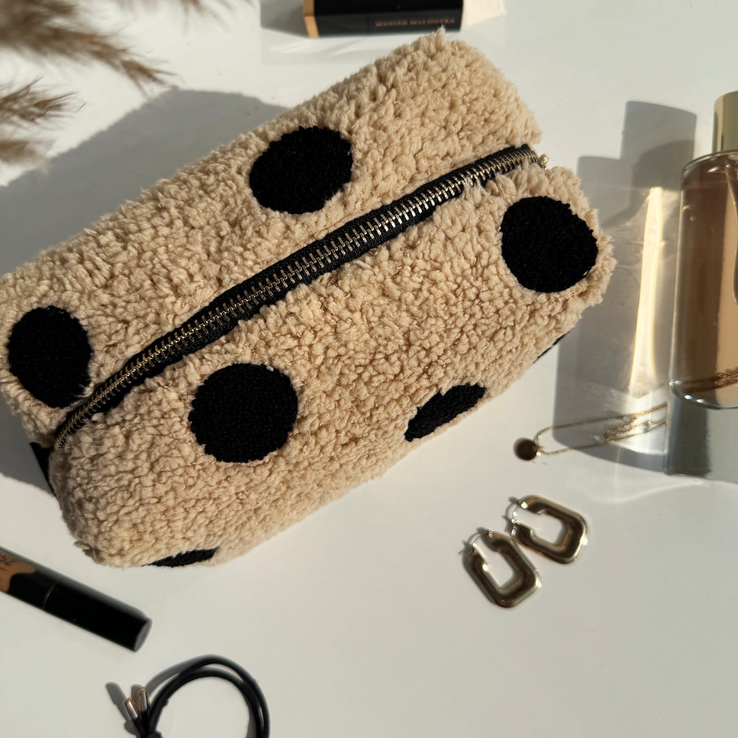 Polka Tufted Pouch