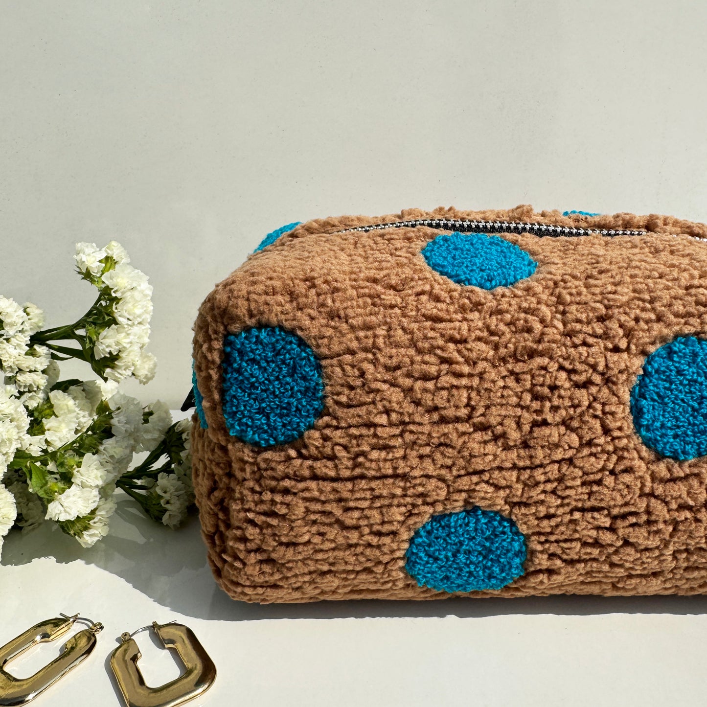 Polka Tufted Pouch