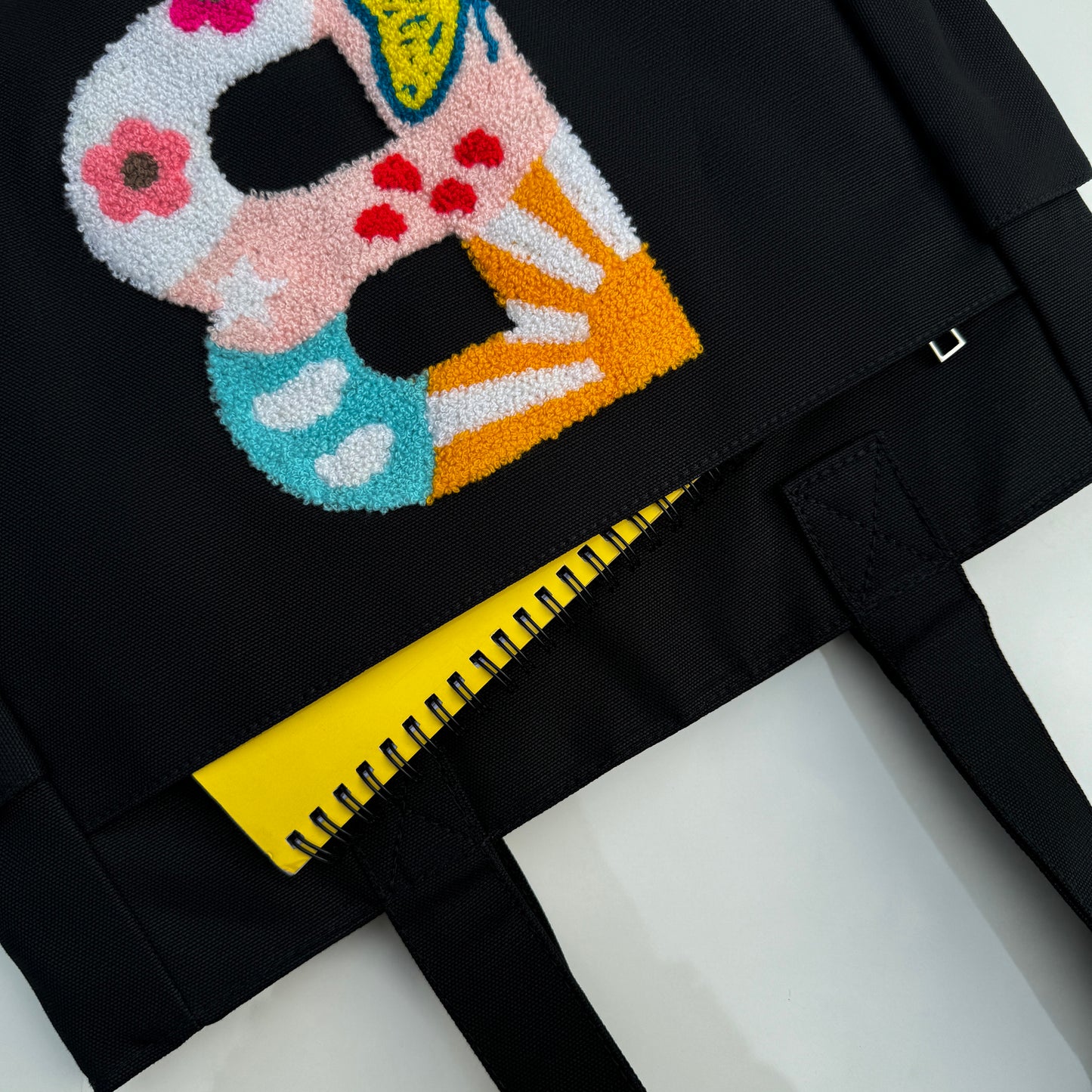 B Tufted Tote Bag