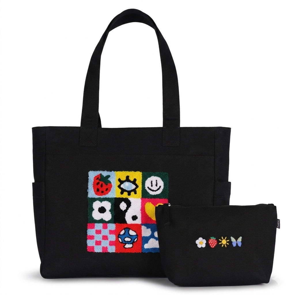 Spring Tote + Pouch 🌸