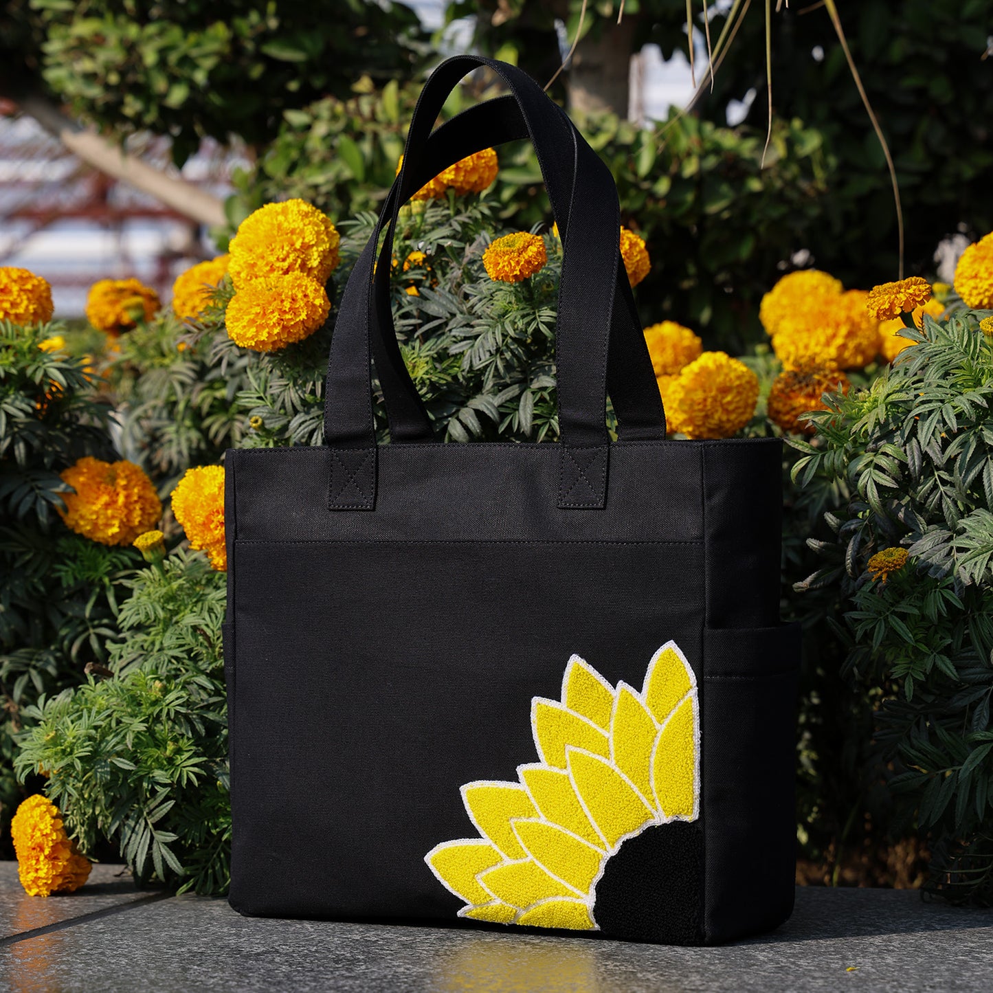 Sunflower Tufted Tote Bag🌻
